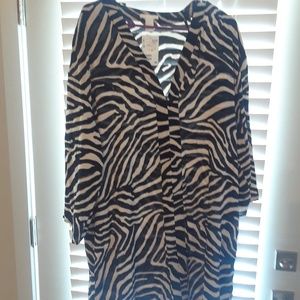 H&M animal print Tunic/Dress New With Tags